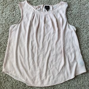 Light pink business casual tank top